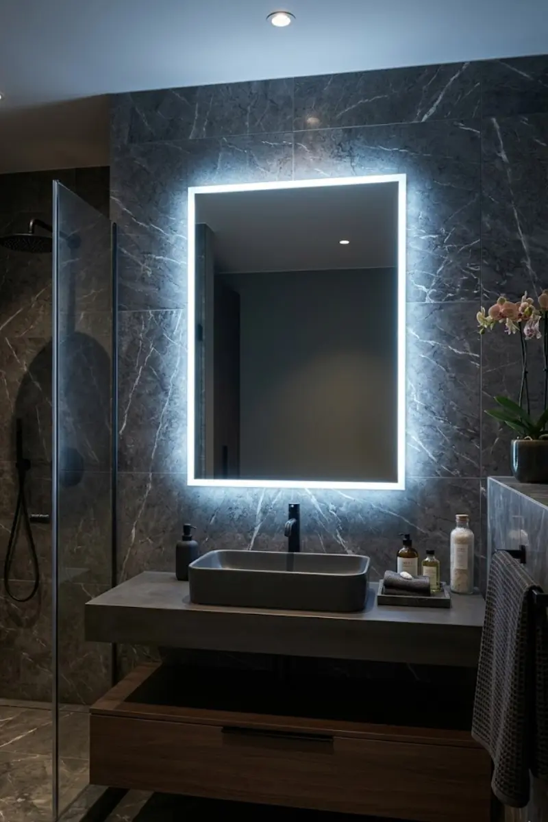 Backlit Bathroom LED Mirror