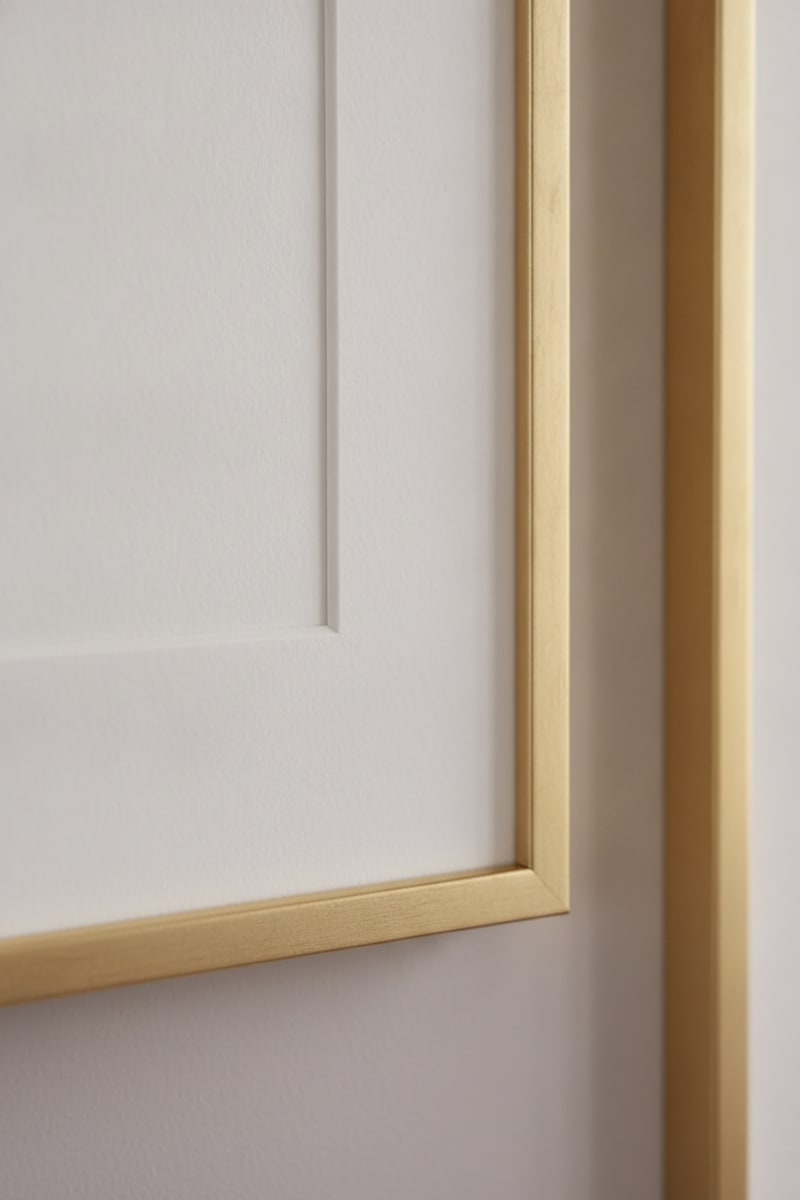 Blush Floral Framed Art Print Set styled in a room