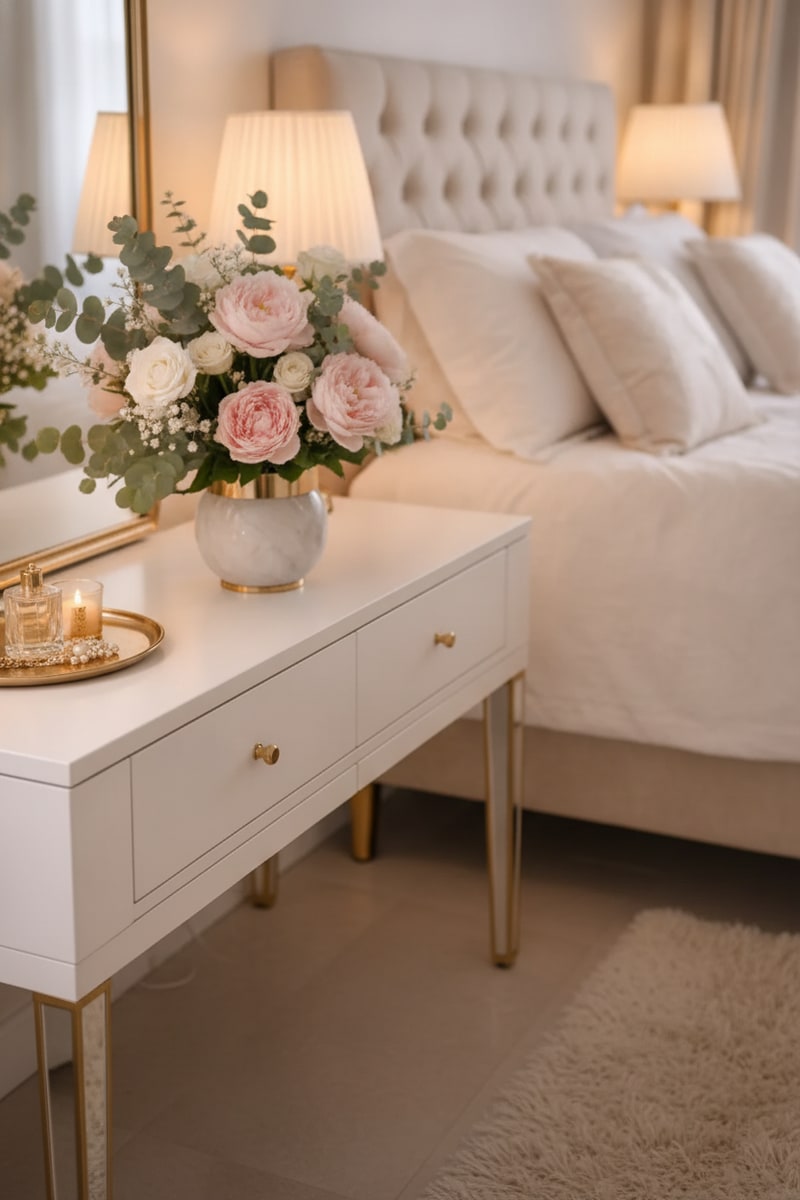 Blush Peony Faux Floral Luxury Arrangement view 3
