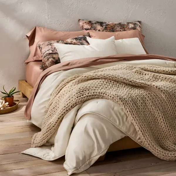 Casaluna Linen Blend Duvet Cover Set