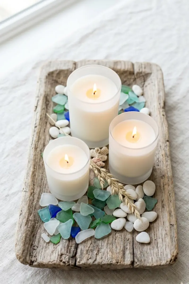 Coastal Sea Salt & Driftwood Candle Set