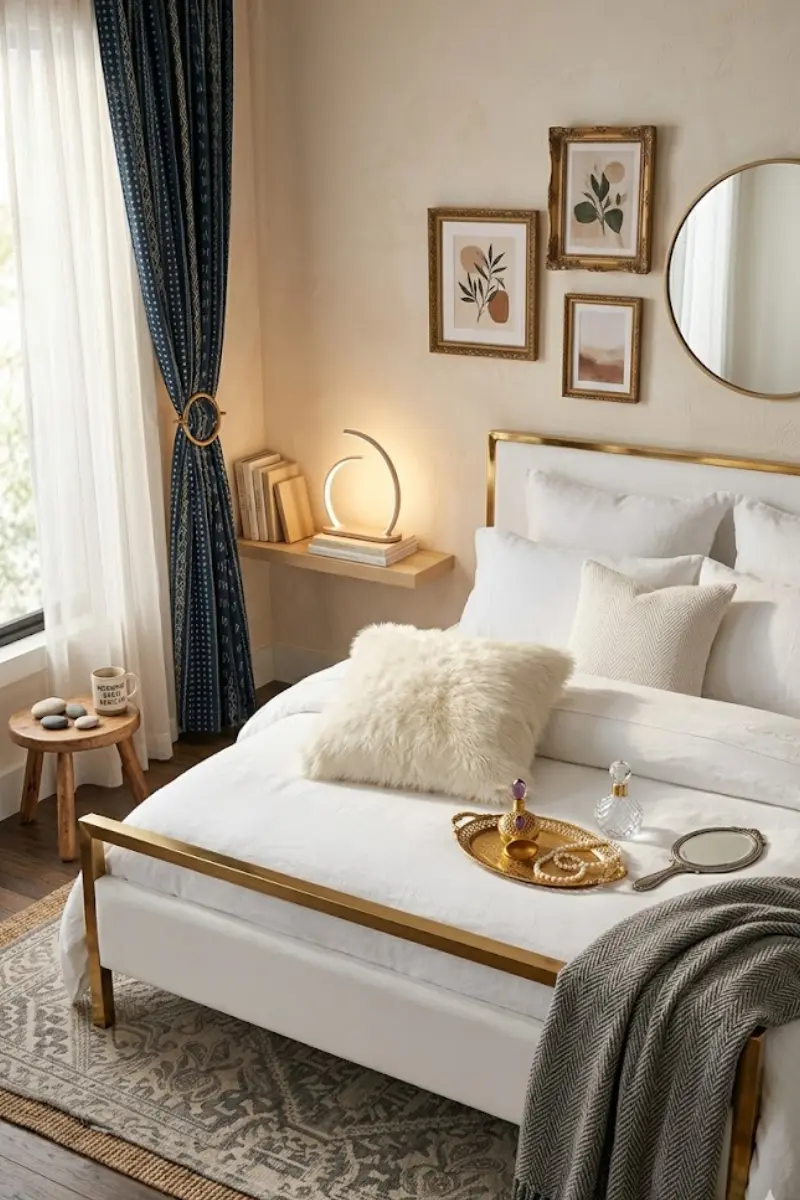 Oversized Glam Faux Fur Throw Pillow