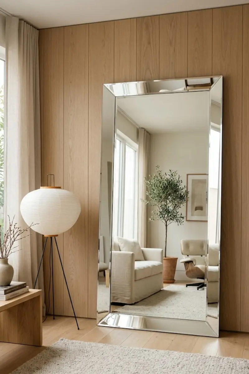 Oversized Leaning Floor Mirror