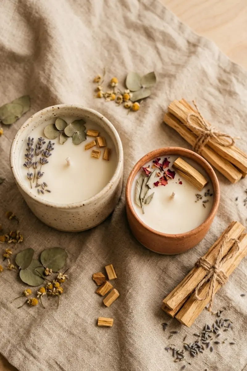 Palo Santo Aromatherapy Soy Candle Set