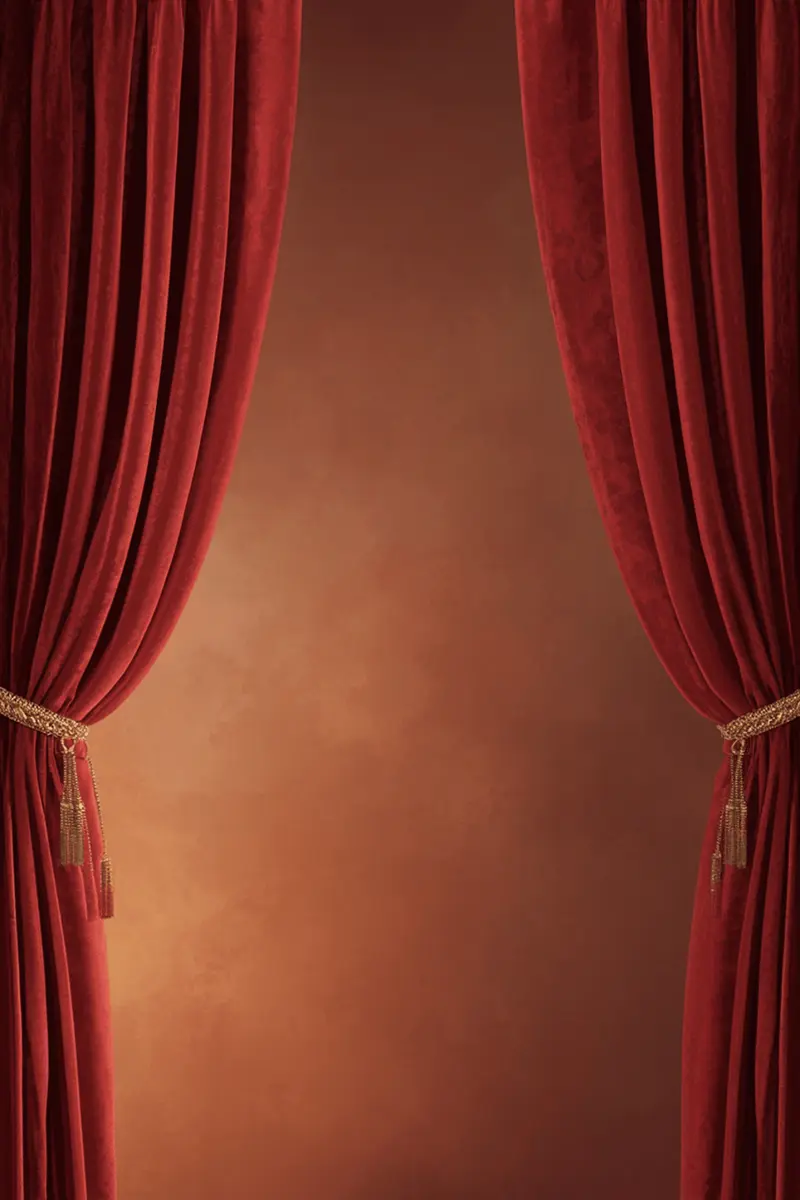 Mid-range velvet blackout curtain panels adding drama and depth to a living room window