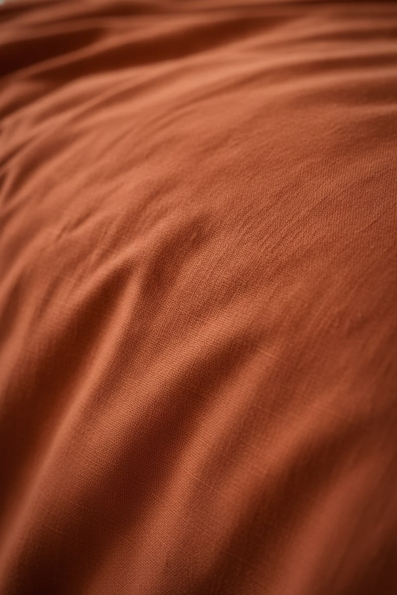 Washed Cotton Boho Bedding Set styled in a room
