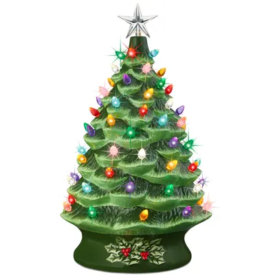 XL Hand-Painted Ceramic Christmas Tree view 1