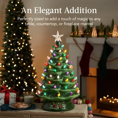 XL Hand-Painted Ceramic Christmas Tree view 5