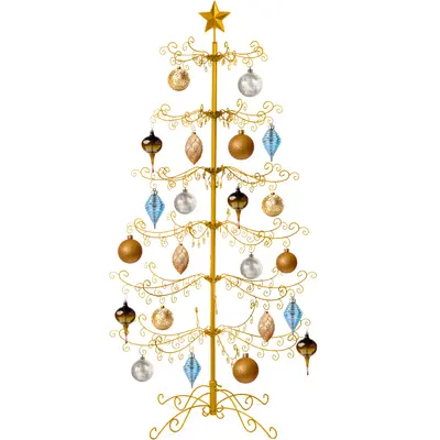 Wrought Iron Ornament Display Tree view 1