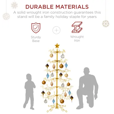Wrought Iron Ornament Display Tree view 4
