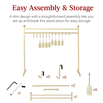 Freestanding Christmas Stocking Stand view 6
