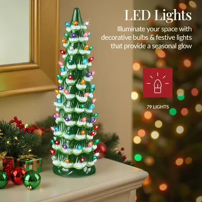 Hand-Painted Ceramic Christmas Tree view 4