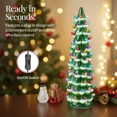Hand-Painted Ceramic Christmas Tree view 5