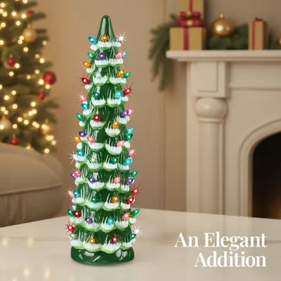 Hand-Painted Ceramic Christmas Tree view 6