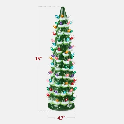 Hand-Painted Ceramic Christmas Tree view 2