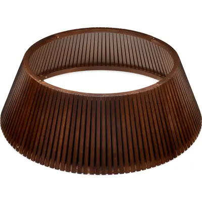 Solid Wood Slatted Christmas Tree Collar view 3
