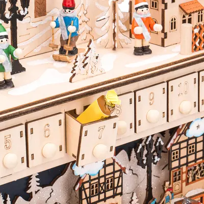 Wooden Shooting Star Advent Calendar view 4
