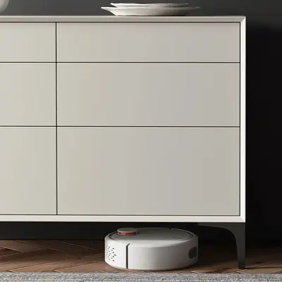 47" Off-White 6-Drawer Dresser view 3