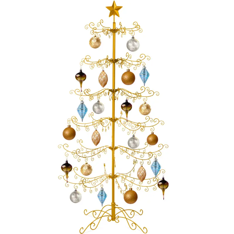 Wrought Iron Ornament Display Tree
