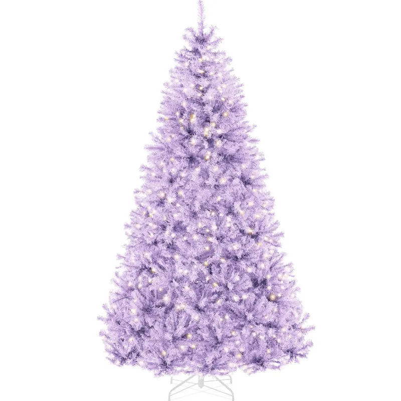 Pre-Lit Lavender Christmas Tree