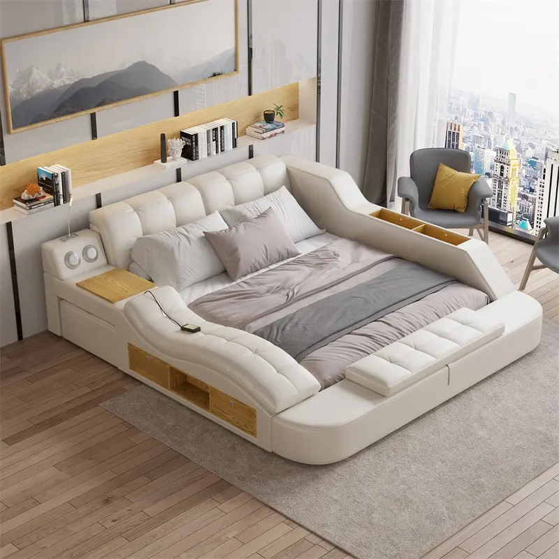 Ultimate Smart Bed King Platform Bed with Massage & Speaker